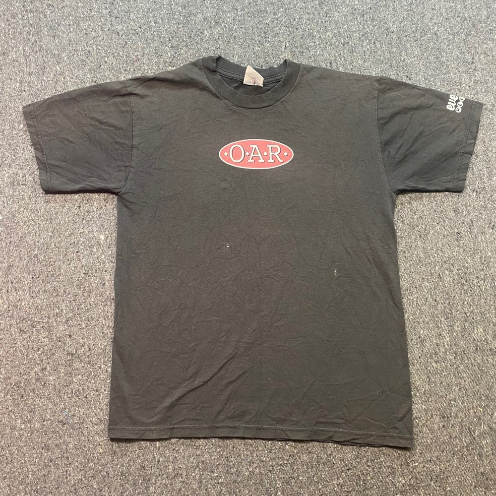 OAR Band TShirt Sz M Mens Black Grunge Skater Of A Revolution Concert Tour Tee